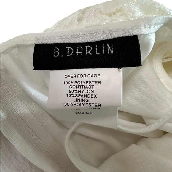 B. Darlin Polka Dot Lace Dress Size 5/6 - Picture 11 of 13